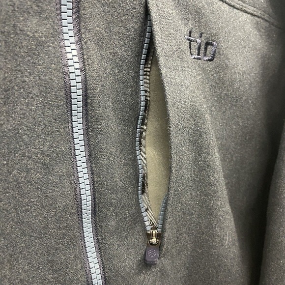 Stio Jacket Mens Large Gray Blue Woolsey Wool Cashmere Blend Full Zip Gorpcore - Picture 6 of 14